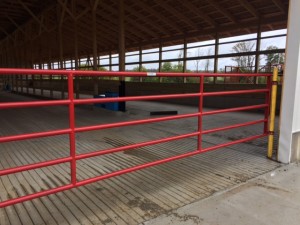 shot of red and sturdy herdpro gates